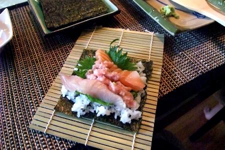 アメリカ_手巻き寿司