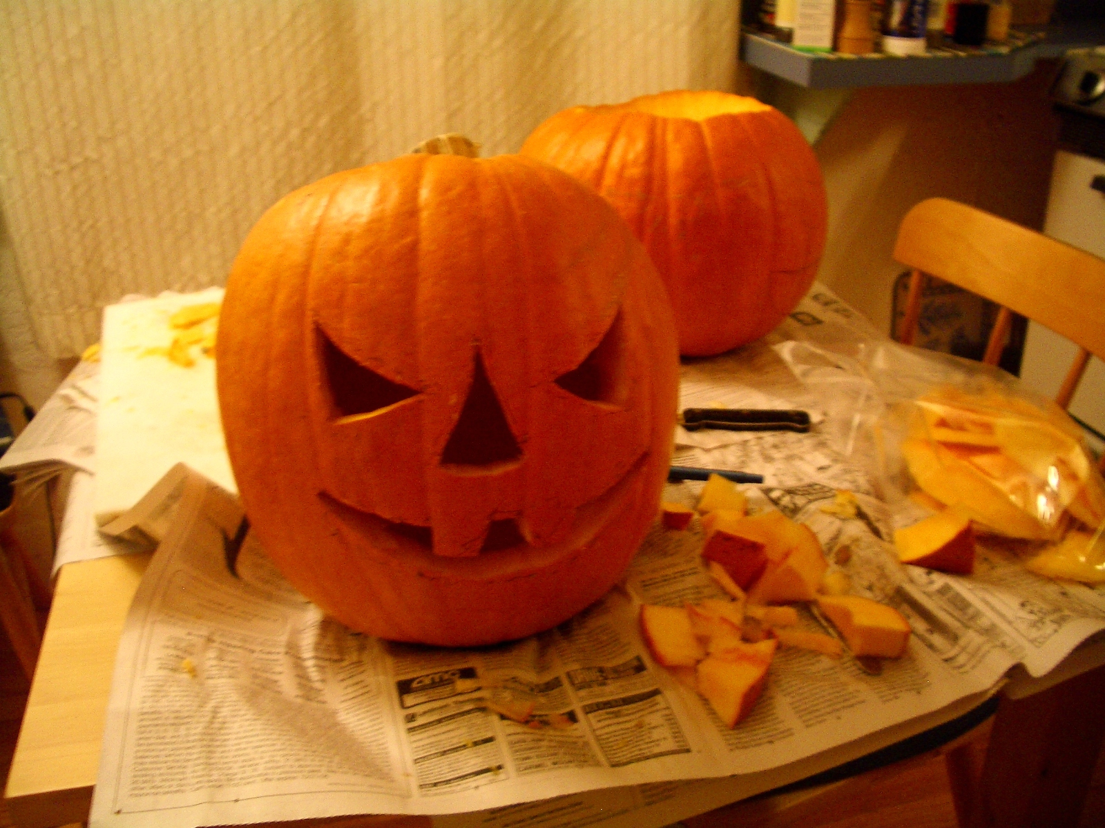 ハロウィーンのかぼちゃの作り方
