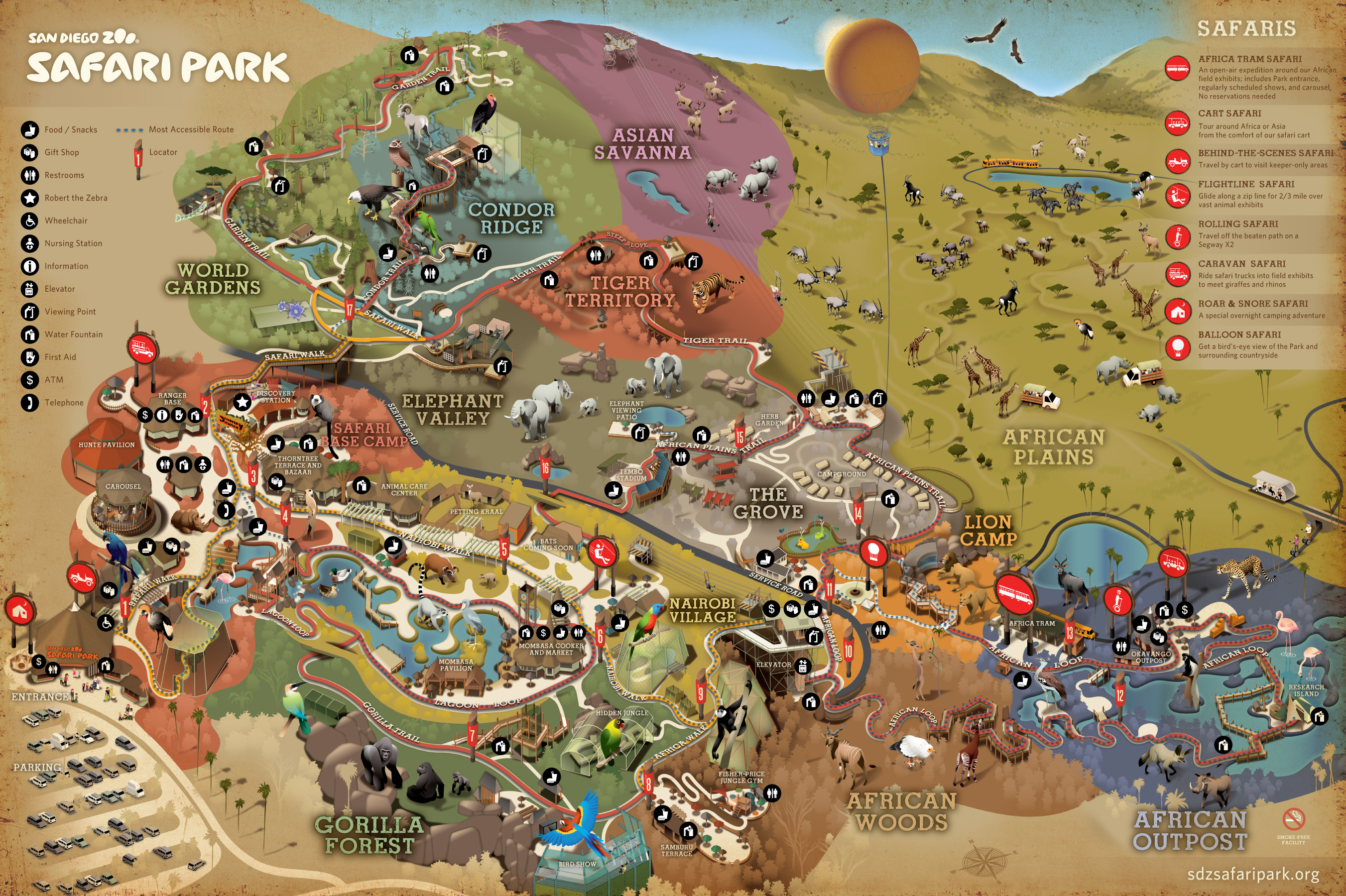 San Diego Zoo Safari Park（サンディエゴサファリパーク）