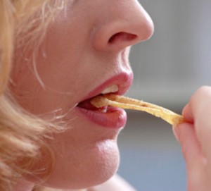 Eating-chips