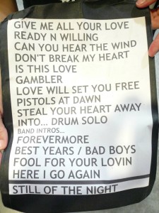 setlist