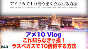 ラスベガスで得する方法